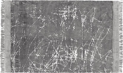 Attēls no Beliani Dywan z wiskozy 140 x 200 cm szary HANLI!