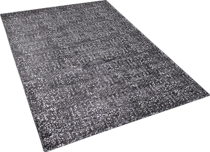 Attēls no Beliani Dywan z wiskozy 140 x 200 cm szaro-srebrny ESEL