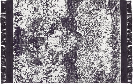 Picture of Beliani Dywan z wiskozy 160 x 230 cm fioletowy z biaym AKARSU!