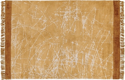 Attēls no Beliani Dywan z wiskozy 160 x 230 cm pomaraczowy HANLI!