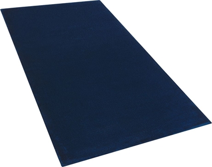 Attēls no Beliani Dywan z wiskozy 80 x 150 cm granatowy GESI II