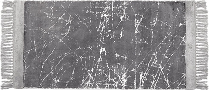 Attēls no Beliani Dywan z wiskozy 80 x 150 cm szary HANLI!