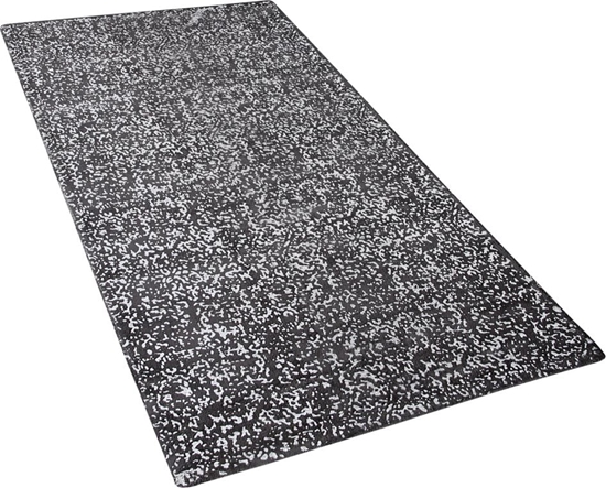 Изображение Beliani Dywan z wiskozy 80 x 150 cm szaro-srebrny ESEL