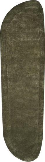 Picture of Beliani Dywan z wiskozy 80 x 250 cm ciemnozielony BERANI