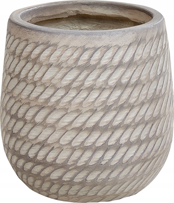 Attēls no Beliani Doniczka  19 cm beowoszara LIVADIA