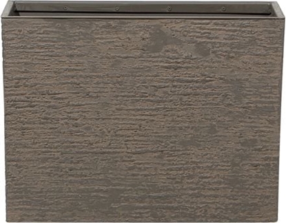 Изображение Beliani Doniczka 25 x 60 x 45 cm brzowa EDESSA