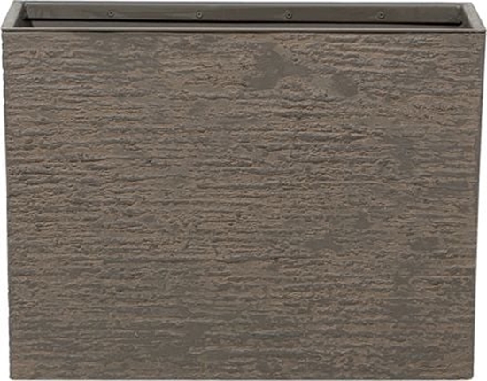 Изображение Beliani Doniczka 25 x 60 x 45 cm brzowa EDESSA