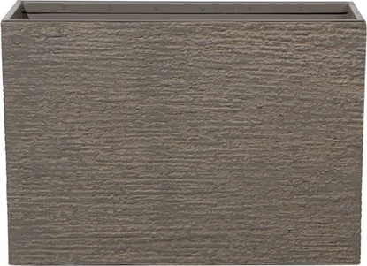 Изображение Beliani Doniczka 34 x 80 x 56 cm brzowa EDESSA