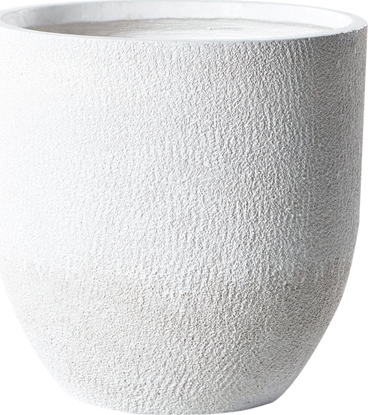 Изображение Beliani Doniczka 46 x 46 x 46 cm kremowa KANNIA