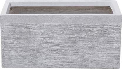 Изображение Beliani Doniczka 50 x 23 x 24 cm biaa MYRA