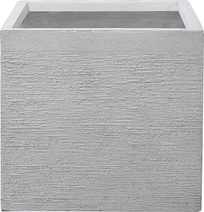 Picture of Beliani Doniczka kwadratowa 50 x 50 x 46 cm biaa PAROS