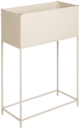 Attēls no Beliani Doniczka na nókach TAPIEN Metal 70 cm Beowy