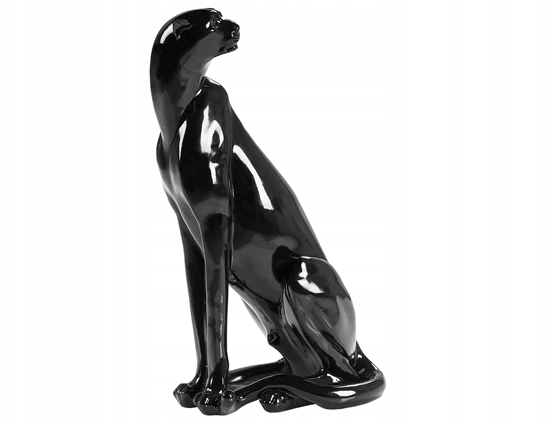 Picture of Beliani Figurka dekoracyjna Jaguar BROYE Czarny