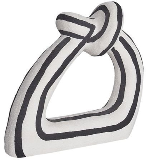 Picture of Beliani Figurka dekoracyjna ZANDER Kamionka Czarny/ biay