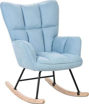 Attēls no Beliani Fotel bujany niebieski OULU