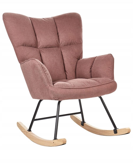 Picture of Beliani Fotel bujany OULU Róowy