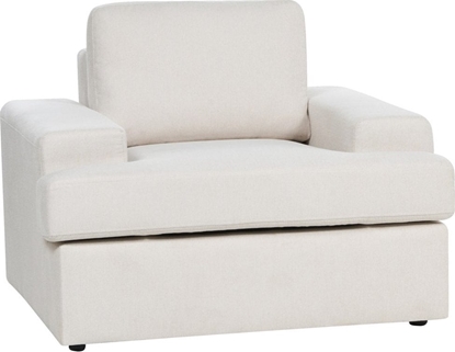 Attēls no Beliani Fotel tapicerowany jasnobeowy ALLA