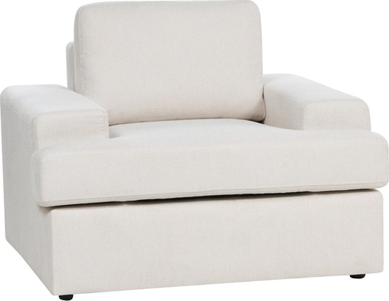 Picture of Beliani Fotel tapicerowany jasnobeowy ALLA