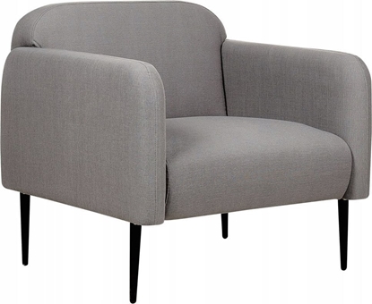 Attēls no Beliani Fotel tapicerowany szary STOUBY