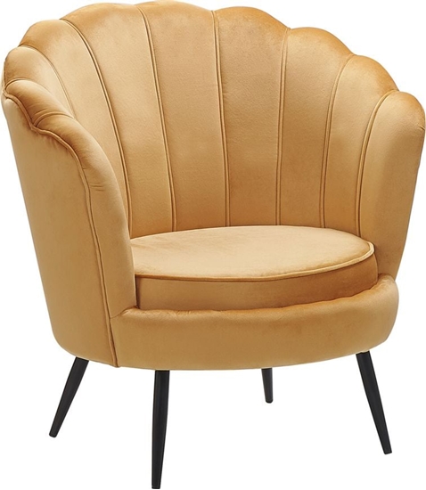 Picture of Beliani Fotel welurowy óty LOVIKKA