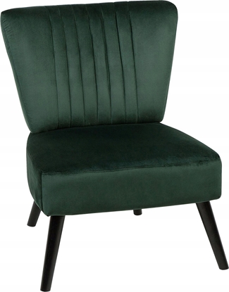 Attēls no Beliani Fotel welurowy zielony VAASA!