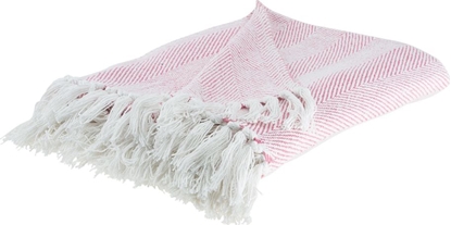 Attēls no Beliani Koc 130 x 160 cm róowy TANGIER