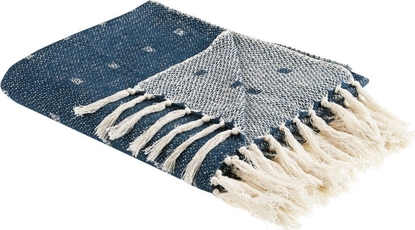 Attēls no Beliani Koc 130 x 170 cm niebieski TAARI!