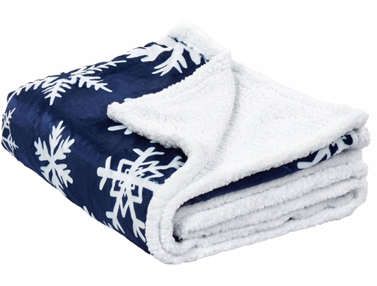 Picture of Beliani Koc ANISE 150 x 200 cm Ciemnoniebieski