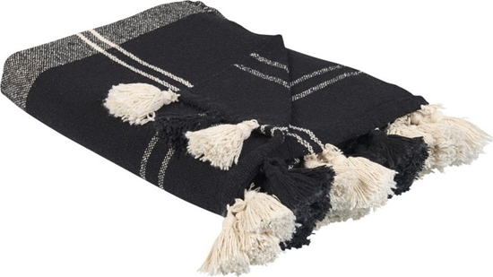 Picture of Beliani Koc baweniany 130 x 170 cm czarny KULAC