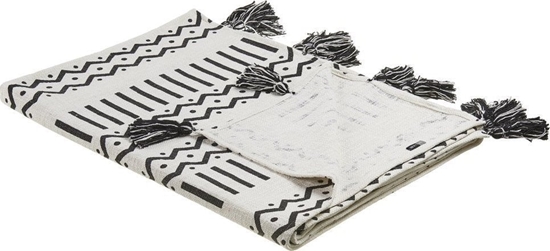 Picture of Beliani Koc Baweniany 130 X 180 Cm Czarno-biay Unnao!