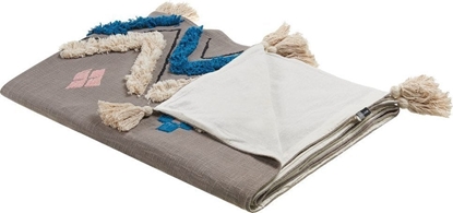 Attēls no Beliani Koc Baweniany 130 X 180 Cm Szary Kottayam!