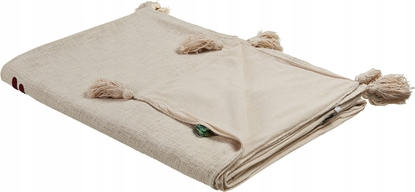 Attēls no Beliani Koc baweniany w lamy 130 x 180 cm beowo-brzowy DEOGHAR!