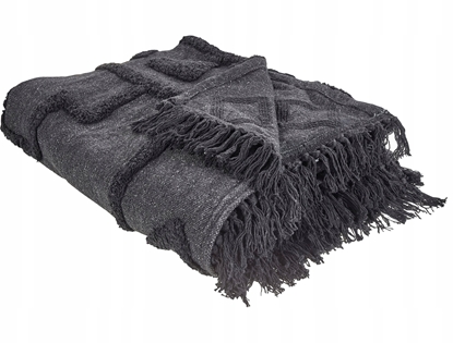 Attēls no Beliani Koc CHACK Bawena 200 x 220 cm Ciemnoszary