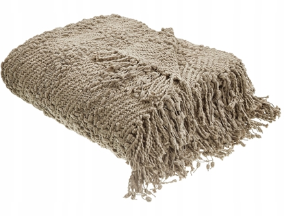 Attēls no Beliani Koc VELLA Bawena 200 x 220 cm Beowoszary