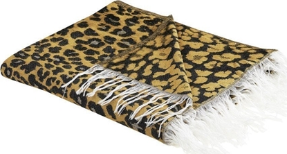 Attēls no Beliani Koc w panterk 130 x 170 cm brzowo-czarny JAMUNE!
