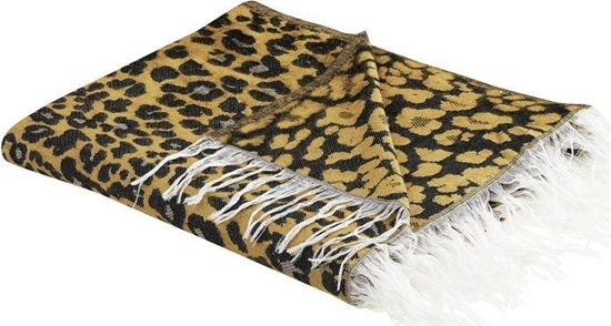 Picture of Beliani Koc w panterk 130 x 170 cm brzowo-czarny JAMUNE!