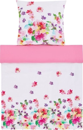 Изображение Beliani Komplet pocieli bawenianej LarynHill biao-róowy 135x200 cm