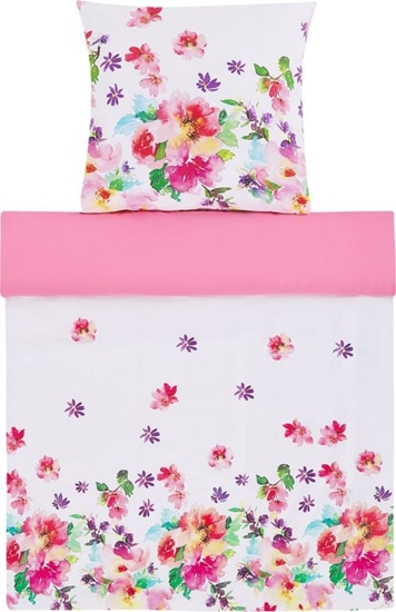 Picture of Beliani Komplet pocieli bawenianej LarynHill biao-róowy 135x200 cm