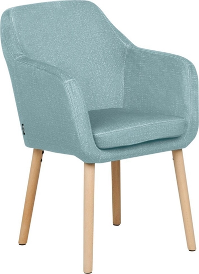 Picture of Beliani Krzeso do jadalni welurowe niebieskie YORKVILLE II