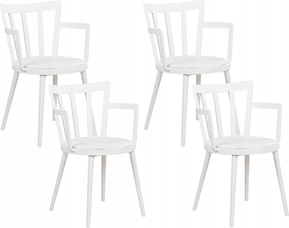 Picture of Beliani Krzeso do jadalni Zestaw 4 Biay MORILL