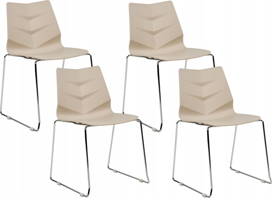 Picture of Beliani Krzeso konferencyjne Zestaw 4 Beowy HARTLEY