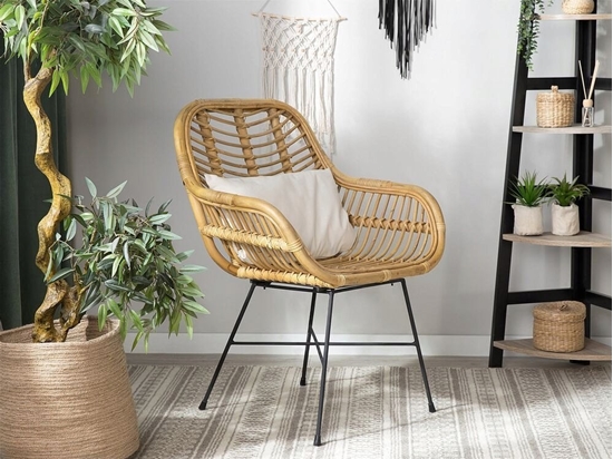 Picture of Beliani Krzeso rattanowe naturalne CANORA!