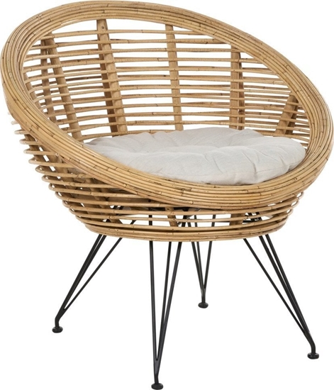 Picture of Beliani Krzeso rattanowe naturalne SALVO