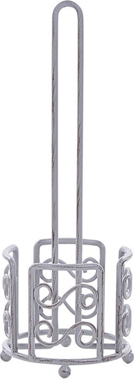 Изображение Beliani Metalowy stojak na papier toaletowy szary MANDI!