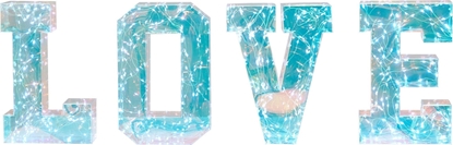 Picture of Beliani Napis podwietlany Smart LED z aplikacj wielokolorowy PROCYON