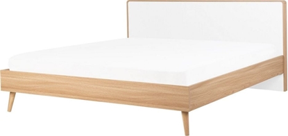 Attēls no Beliani óko 180 x 200 cm jasne drewno SERRIS