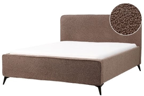 Изображение Beliani óko Boucle VALOGNES 160 x 200 cm Brzowy