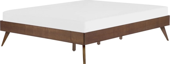 Picture of Beliani óko drewniane 140 x 200 cm ciemne BERRIC