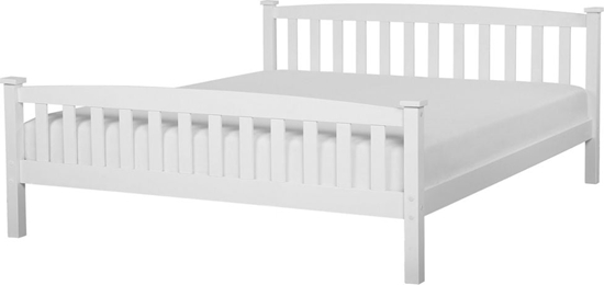 Picture of Beliani óko drewniane 180 x 200 cm biae GIVERNY