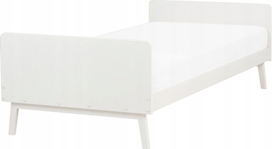 Picture of Beliani óko drewniane 90 x 200 cm biae BONNAC